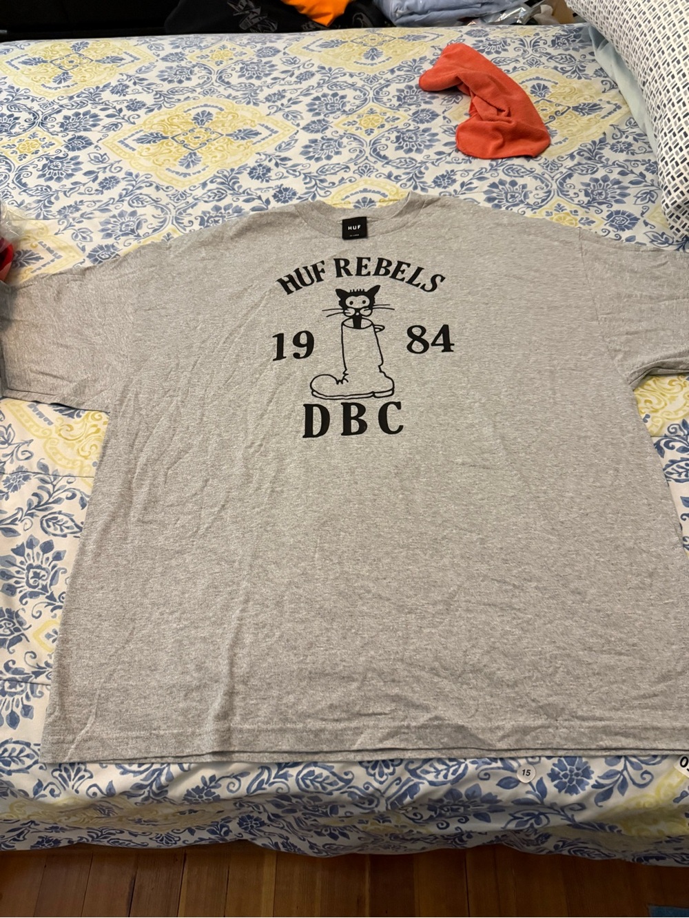 HUF Gray Rebels DBC 1984 Graphic Short Sleeve Tee